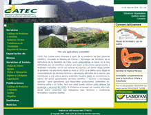 Tablet Screenshot of catec.cu