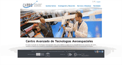 Desktop Screenshot of catec.aero